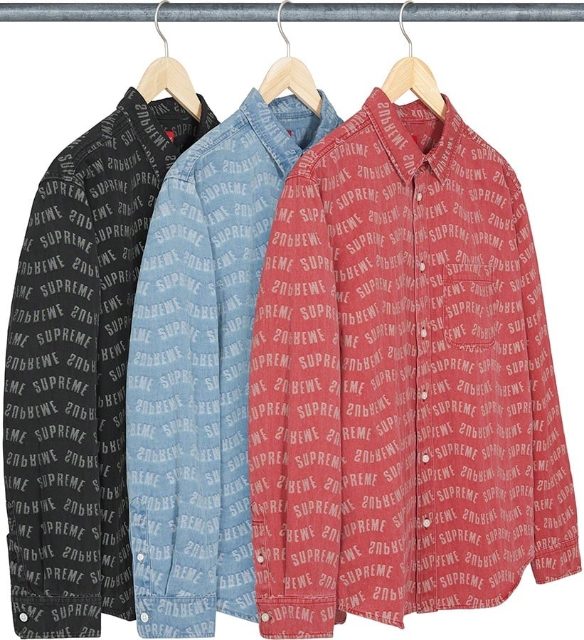 Arc Jacquard Denim Shirt